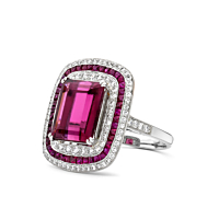 Rubelite And Ruby Ring