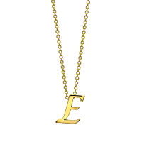 Gold Initials - E