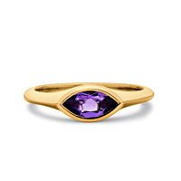 Amethyst Marquise Ring