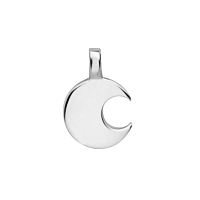 Silver Moon Charm