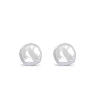 Keshi Pearl Stud Earrings, 7-8Mm 