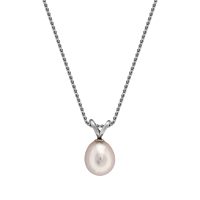 Natural Pink Cultured Pearl Pendant