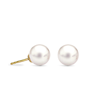 Japanese Pearl Earstuds, 5-5.5Mm Round