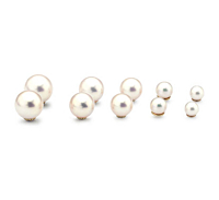 Japanese Pearl Earstuds, 7-7.5Mm Round